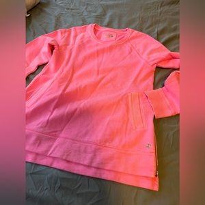Lily Pulitzer luxlethic  small pink sweatshirt